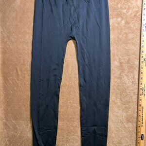 Yelete Women Plus Size Solid Gray‎ Nylon Spandex Stretch Ankle Leggings (Z)